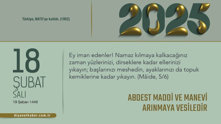 Abdest Maddi ve Manevi Arınmaya Vesiledir