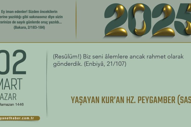 Yaşayan Kur’an Hz. Peygamber (sas)