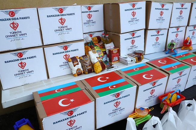 TDV, Azerbaycan'daki ihtiyaç sahiplerine ramazan yardımı dağıtımına başladı