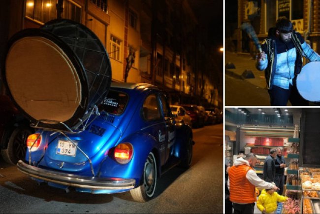 İstanbul'da ramazan davulcularının sahur mesaisi başladı