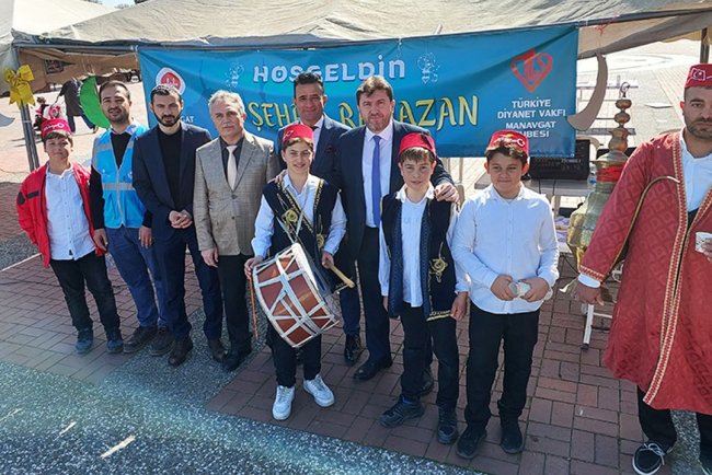 Manavgat’ta ramazan çadırı kuruldu