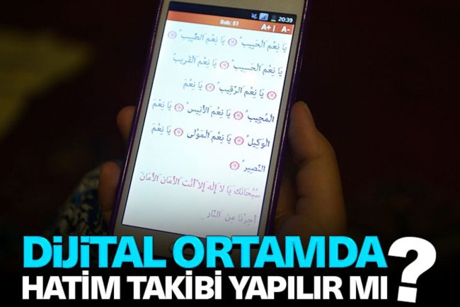 Dijital ortamda abdestsiz Kur'an okunur, hatim takibi yapılır mı?