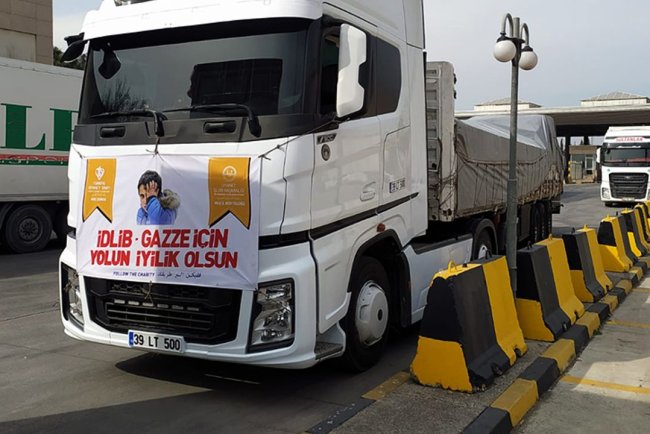 Muş'tan Gazze’ye yardım tırı