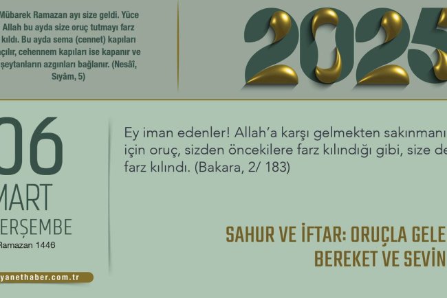 Sahur ve İftar: Oruçla Gelen Bereket ve Sevinç