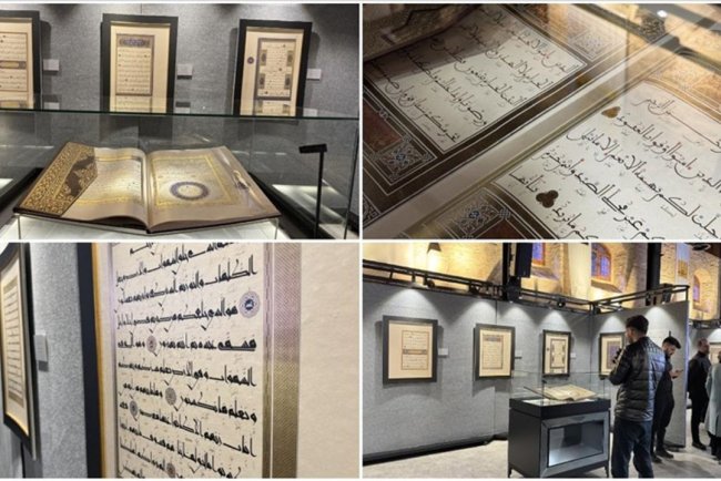 Konya'da "İstanbul Mushafı" sergisi açıldı