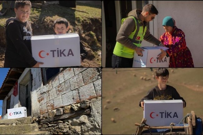 TİKA'dan Kuzey Makedonya'daki ihtiyaç sahiplerine 57 tonluk gıda yardımı