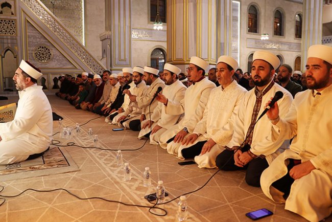 Nevşehir'de Enderun usulüyle teravih kılındı