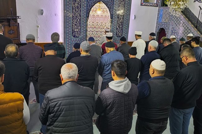 Boğazkale'de ilk kez hatimle teravih namazı kılındı