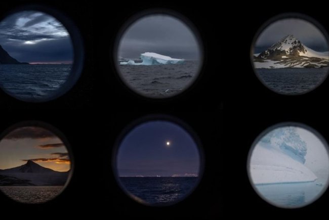 Türk bilim insanları Antarktika'nın doğasını lombozlardan izledi