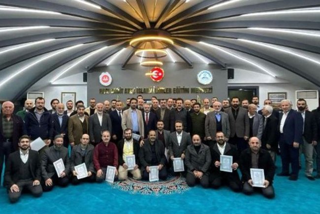 Müftü Koçak, personeliyle vedalaştı