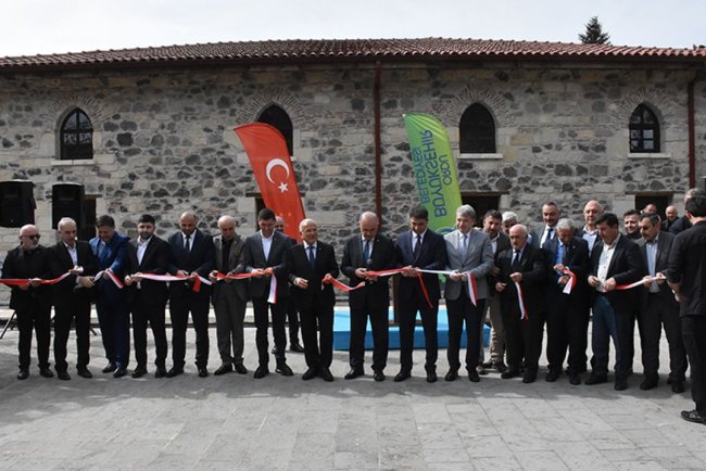 Ordu'da onarılan 600 yıllık cami ibadete açıldı