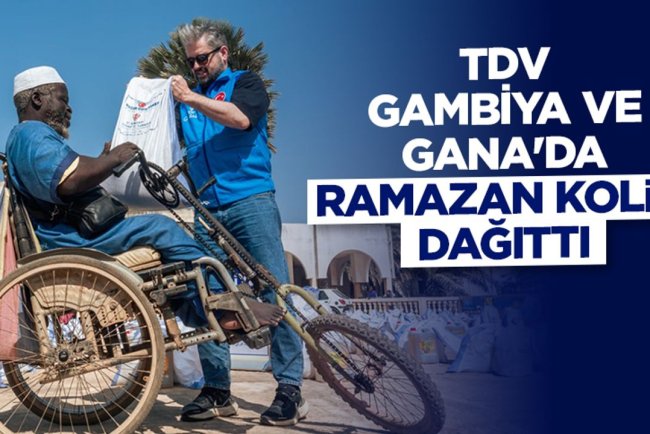 Türkiye Diyanet Vakfı Gambiya ve Gana'da ramazan kolisi dağıttı