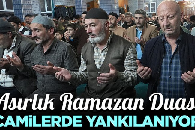 Erzurum'un asırlık ramazan geleneği "İşfe'lena duası" camilerde yankılanıyor