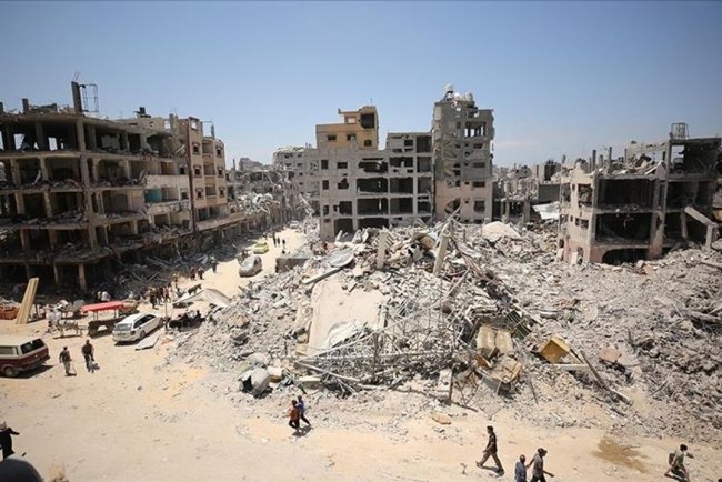 İşgalcilerin Gazze Şeridi'ndeki saldırılarında şehit olanların sayısı 48 bin 572'ye yükseldi