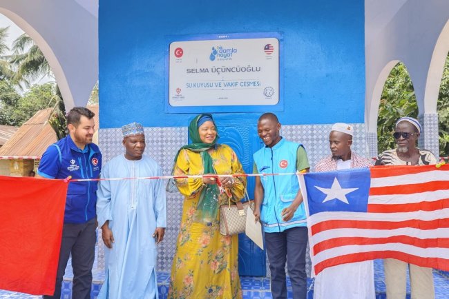 Türkiye Diyanet Vakfı, Liberya'da su kuyusu ve vakıf çeşmesi açtı