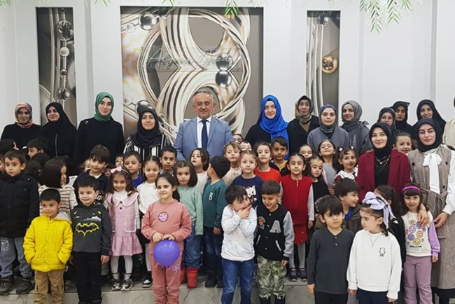 Bayburt’ta minik öğrenciler iftar sofrasında buluştu