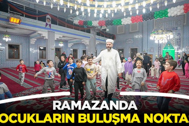 Hz. Ömer Camii, ramazanda çocukların buluşma noktası