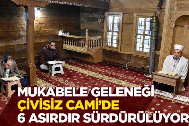 Ordu'da çivisiz Laleli Cami'de mukabele geleneği 6 asırdır sürdürülüyor