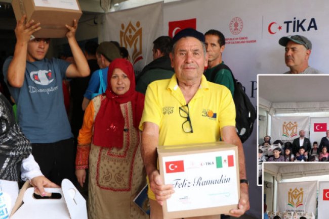 TİKA'dan Meksika'da gıda kolisi yardımı