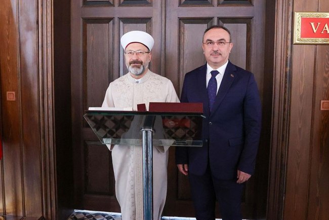 Diyanet İşleri Başkanı Erbaş, Tekirdağ Valiliğini ziyaret etti