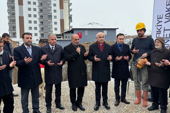 Malatya'da İmmihan Alas Camii'nin temeli atıldı