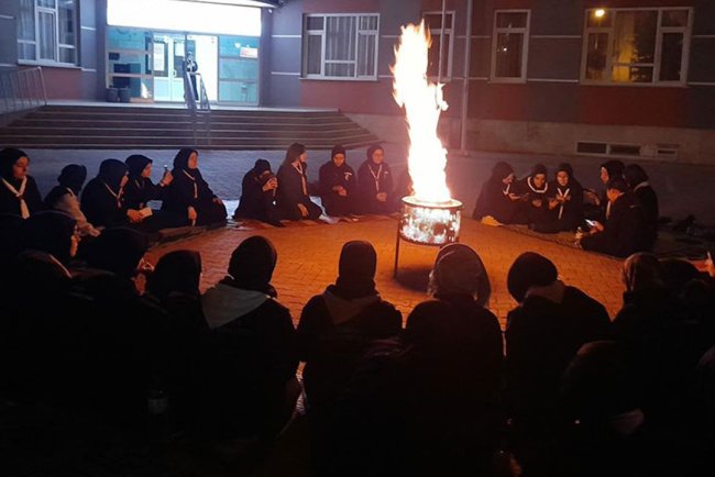 Konya Diyanet İzcilik Spor Kulübü kısa süreli kamplarını tamamladı