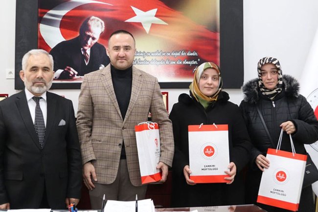 Çankırı'da vatandaşlar hafızlıkta yarıştı