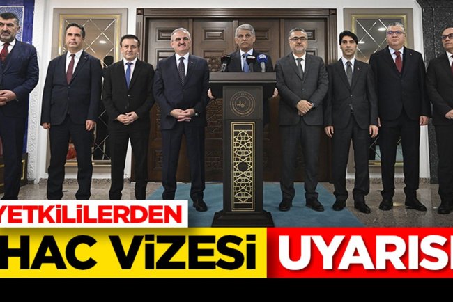 Yetkililerden Hac Vizesi Uyarısı