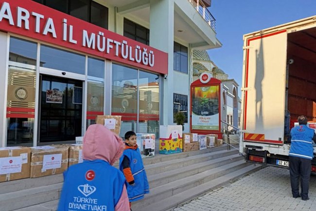 Isparta 4-6 Yaş Kur'an kurslarından deprem bölgesine destek