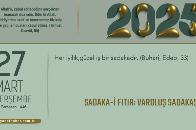 Sadaka-i Fıtır: Varoluş Sadakası