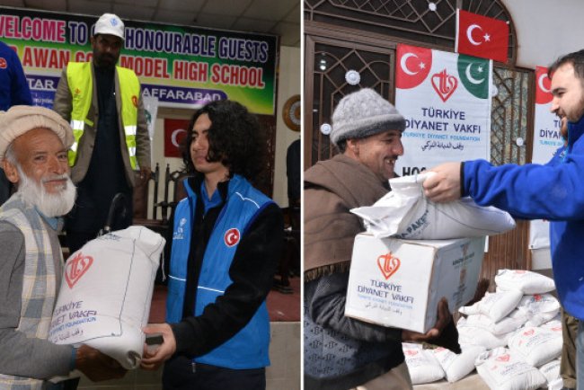 TDV dur durak bilmiyor: Pakistan'da 110 bin ihtiyaç sahibine ulaştı