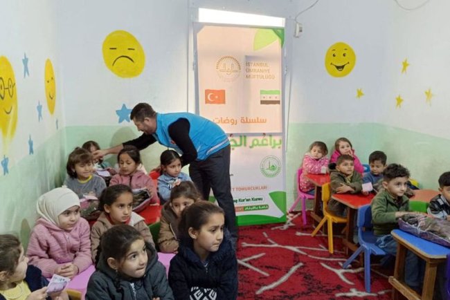 Ümraniye'den Afrinli yetim çocuklara kardeş eli