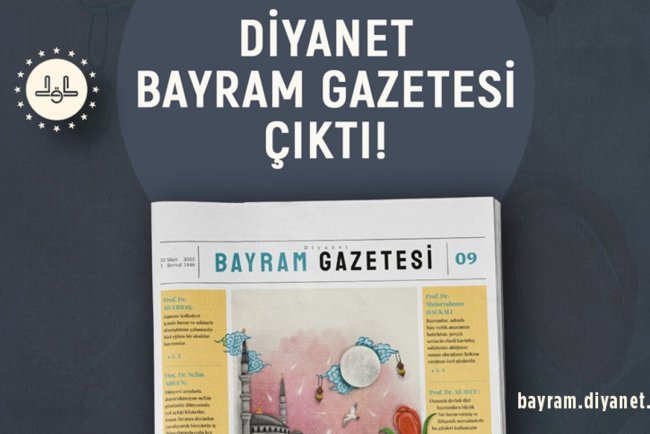 Diyanet Bayram Gazetesi çıktı