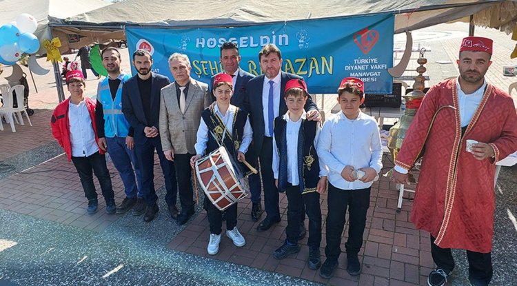 Manavgat’ta ramazan çadırı kuruldu