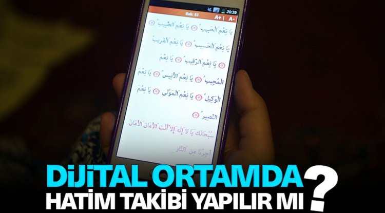 Dijital ortamda abdestsiz Kur'an okunur, hatim takibi yapılır mı?