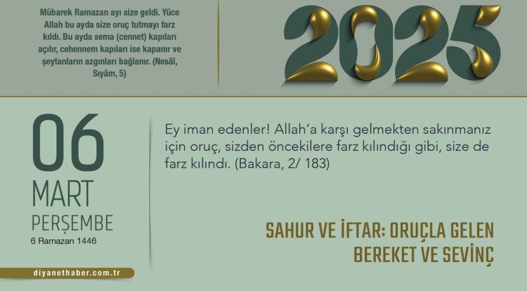 Sahur ve İftar: Oruçla Gelen Bereket ve Sevinç