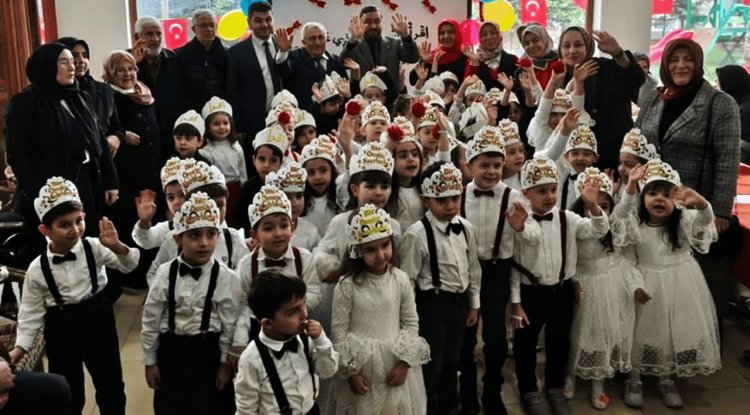 Lüleburgaz'da minikler Kur'an'a geçmenin sevincini yaşadı