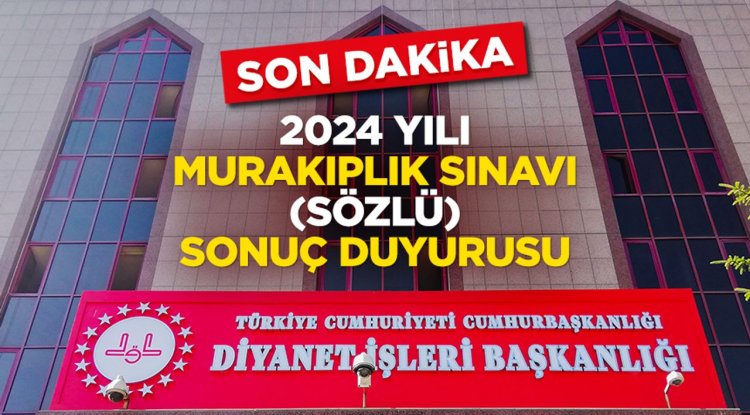 2024 Yılı Murakıplık Sınavı (Sözlü) Sonuç Duyurusu