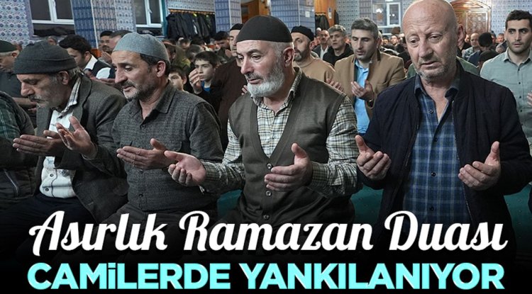 Erzurum'un asırlık ramazan geleneği "İşfe'lena duası" camilerde yankılanıyor