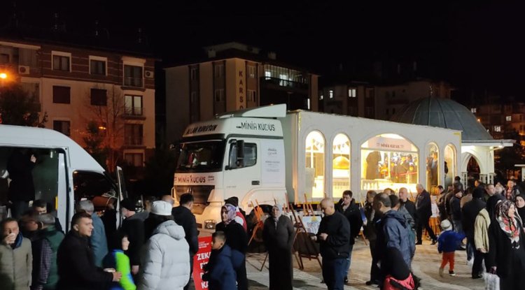 Minia Kudüs Tırı Isparta'da