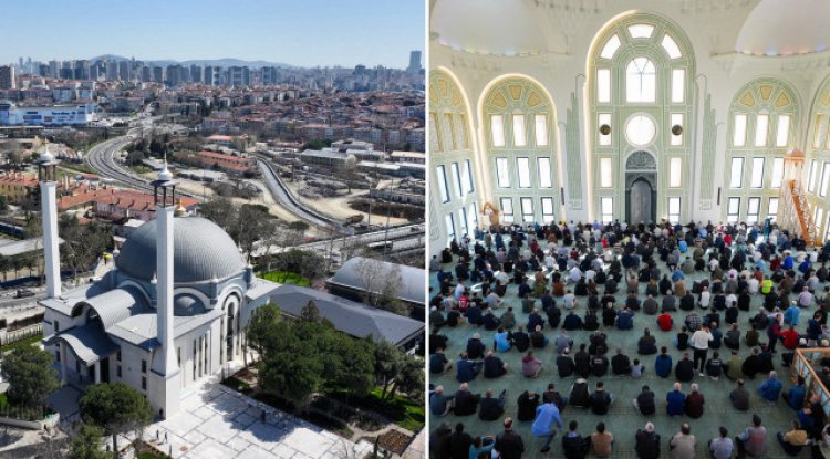 Mimarisiyle dikkat çekiyor: Tıbbiye Camisi ibadete açıldı