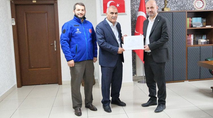 Ortaokul öğrencilerinden Filistin'e büyük destek