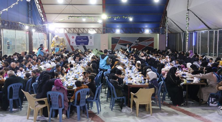 TDV Keçiören Şubesi Suriye'deki iyilik sofralarında binlerce yetimi ağırladı