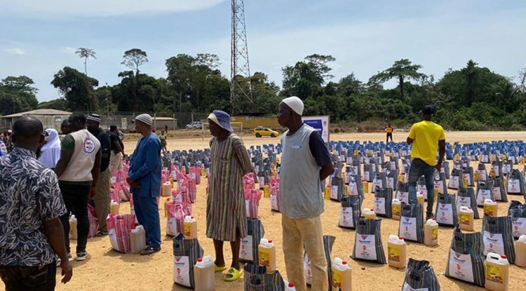 Türkiye Diyanet Vakfı, Liberya'da 1500 aileye ramazan yardımı ulaştırdı