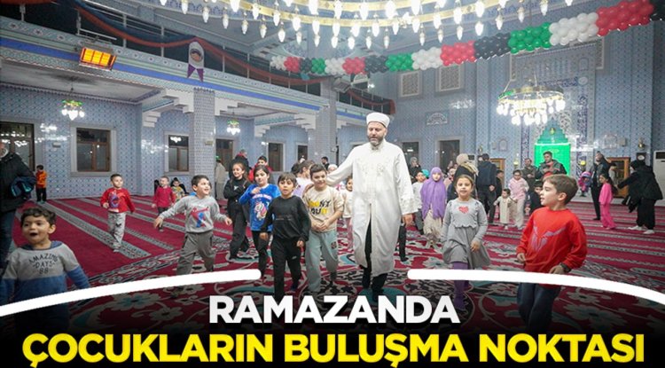 Hz. Ömer Camii, ramazanda çocukların buluşma noktası