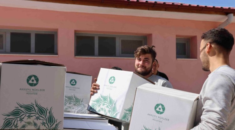 Akkuyu Nükleer A.Ş. Ramazan'da gıda kolisi dağıttı