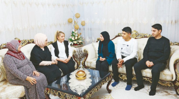 Emine Erdoğan şehit ailesinin misafiri oldu