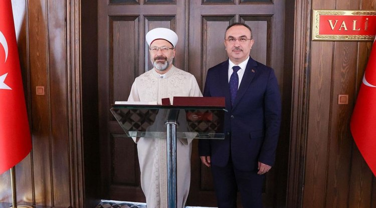 Diyanet İşleri Başkanı Erbaş, Tekirdağ Valiliğini ziyaret etti