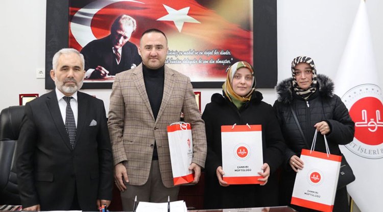 Çankırı'da vatandaşlar hafızlıkta yarıştı