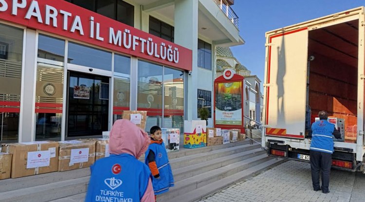 Isparta 4-6 Yaş Kur'an kurslarından deprem bölgesine destek